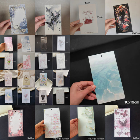 ♥人気♥8.25更新♥段階式割引♥【Z003】ラッピング紙（10×18mm、吊り穴あり）