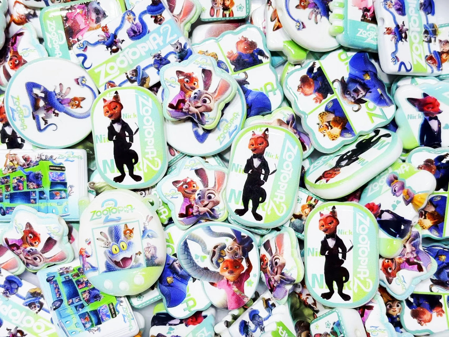 12.5NEW【FA006】ズートピア（キャラビーズ16種類）