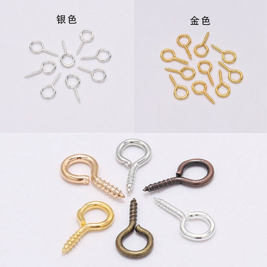10.17NEW【P119】ヒートン（5*10ｍｍ、フィギュアやパーツなどDIY用）
