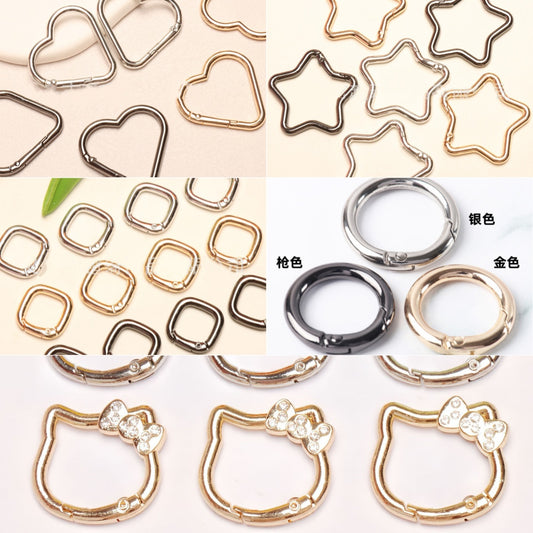 11.4再入荷と更新あり♥段階式割引あり♥【P077】合金カラビナ集合