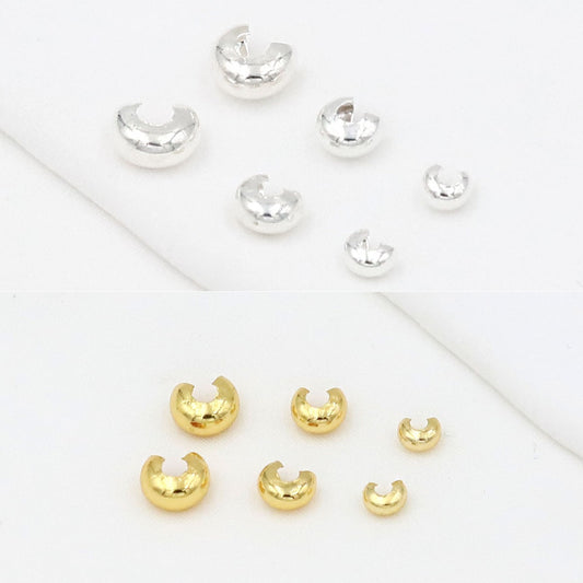 9.13NEW（段階式割引あり）【P073】潰し玉カバー（色落ちにくいDIY用パーツ、3ｍｍ）
