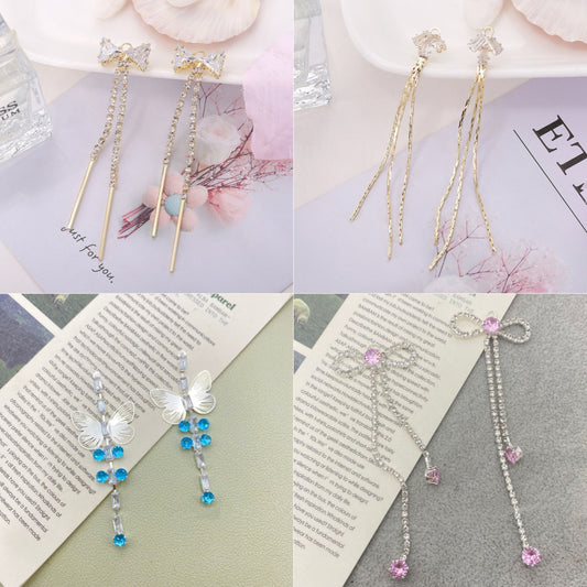9.9更新あり【P062】ダイヤ付き流蘇集合（ストラップパーツ）