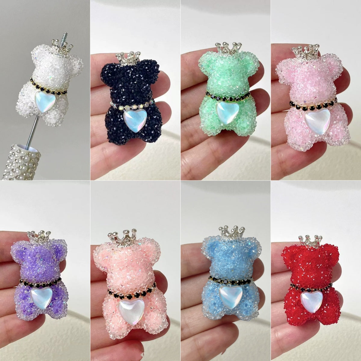 ♥人気♥3.30再入荷♥段階式割引♥【T130】シュガークマちゃん（約39.5×24.7ｍｍ）