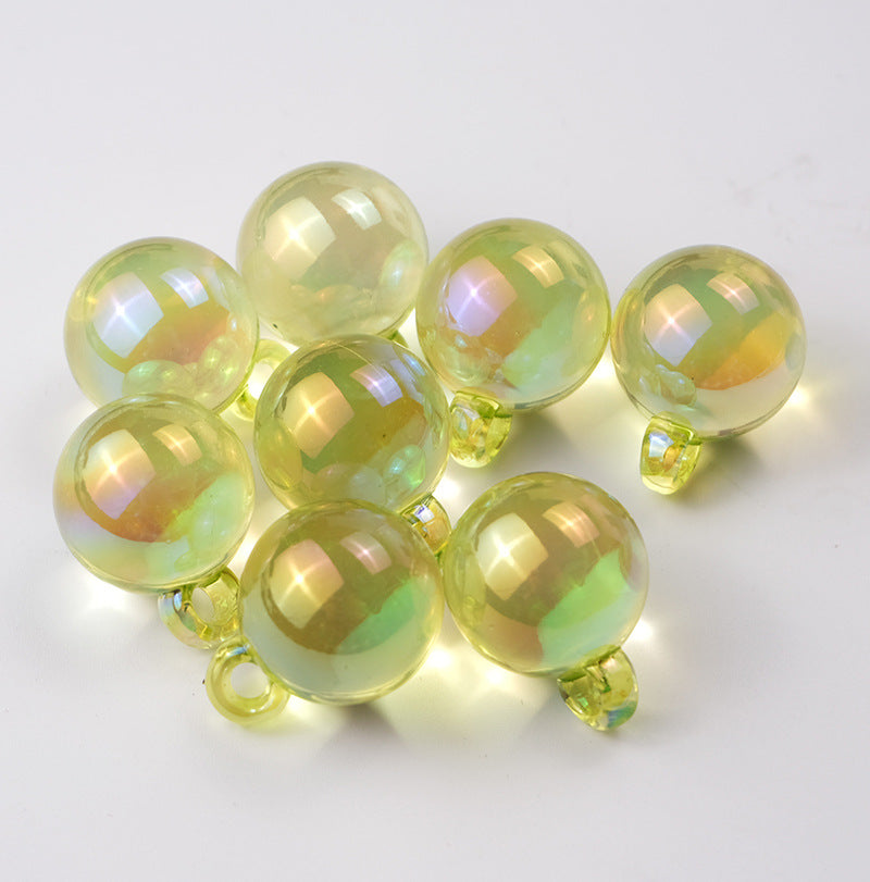 12.15NEW♥段階式割引♥【T103】ちゅるちゅるビーズ（カン付きビーズ、9色単品とMIX、16ｍｍ）