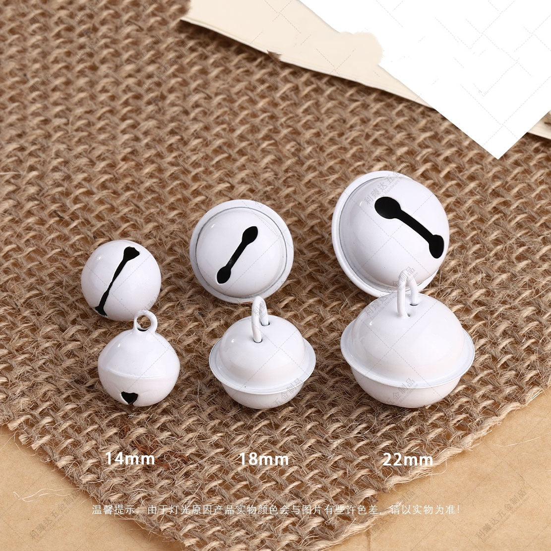 11.5NEW♥段階式割引あり♥【T095】カン付き鈴（18mm）