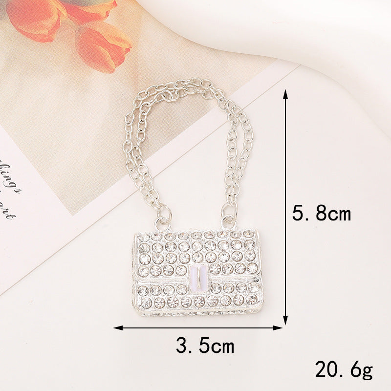 11.17再入荷と更新あり♥段階式割引あり♥【P083】高品質キラキラバッグ（ストラップ用パーツ）