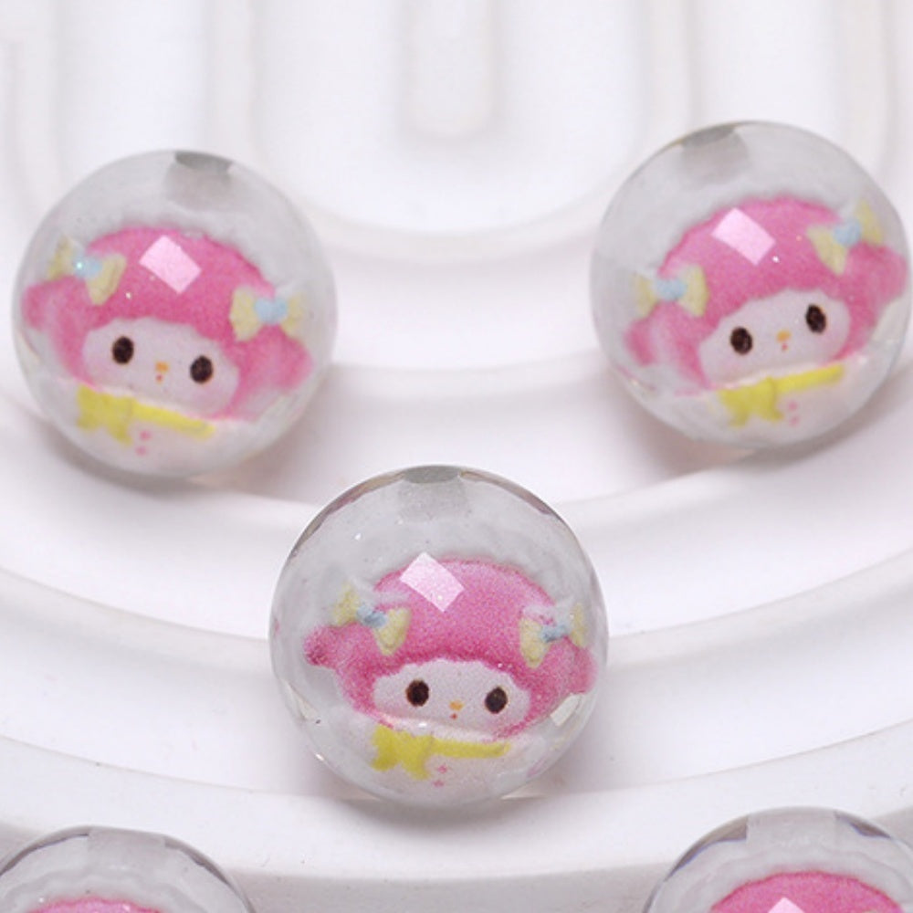 ♥人気♥段階式割引有り♥【T137】キャラ入りレジンビーズ（16ｍｍ）