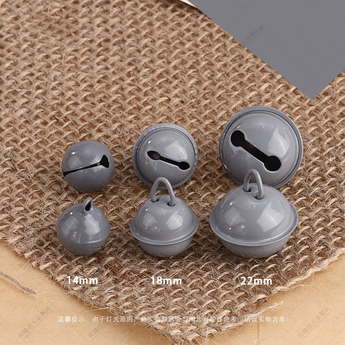 11.5NEW♥段階式割引あり♥【T095】カン付き鈴（18mm）