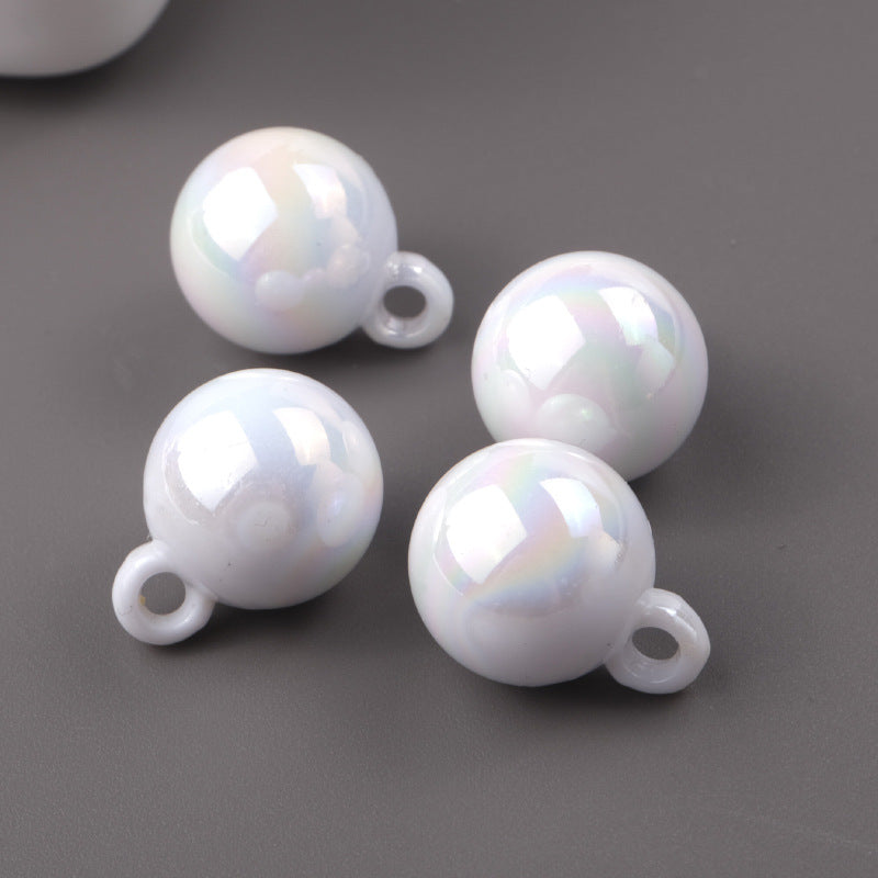 11.11NEW♥段階式割引あり♥【T096】キャンディービーズ（カン付き、オーロラ加工、16mm）