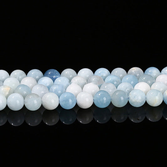 4.28再入荷【C124】ドリミー・アクアマリン（【天使の石】、「沈着」「勇敢」「聡明」、3月誕生石、心身浄化・愛と感情の平和、10ｍｍ）