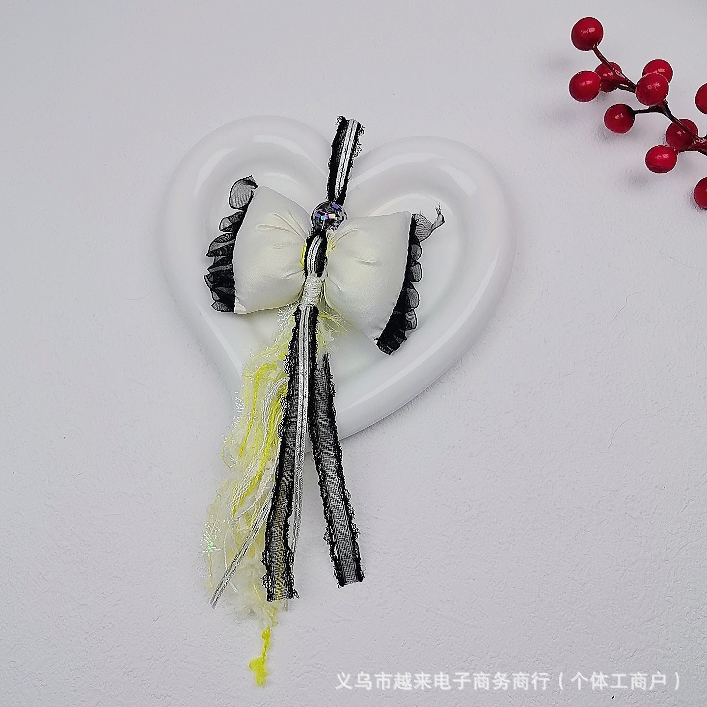 11.25NEW♥段階式割引あり♥【P086】ロマンチックレースリボン（ストラップ用）