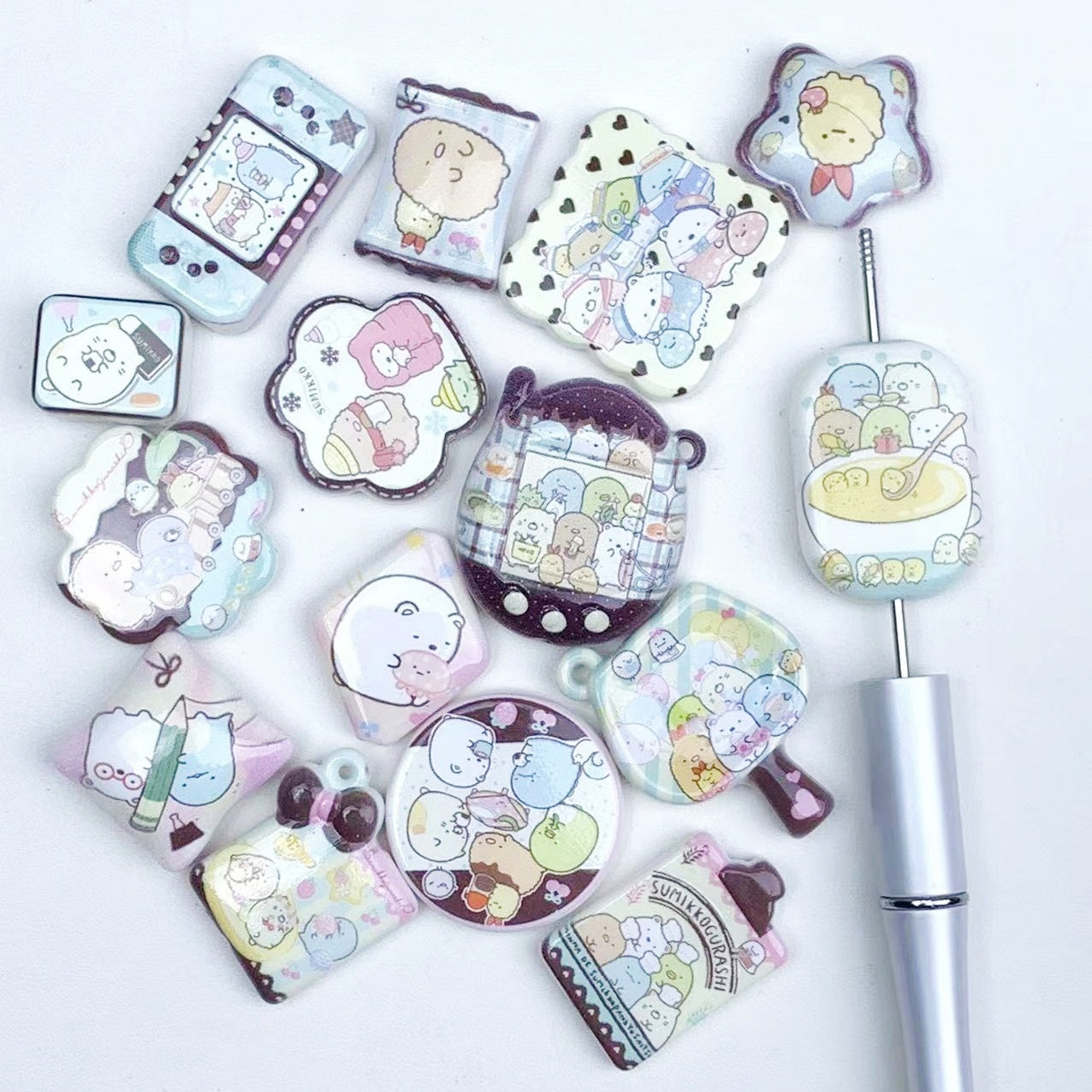 12.8再入荷【A374】すみっコぐらし（キャラビーズ15種類）