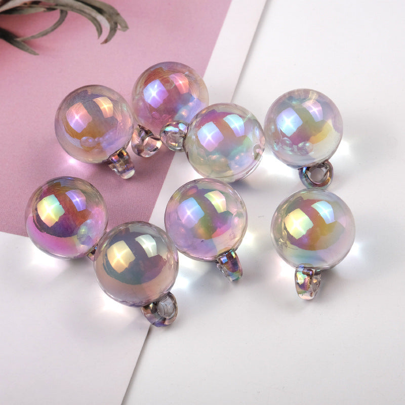 12.15NEW♥段階式割引♥【T103】ちゅるちゅるビーズ（カン付きビーズ、9色単品とMIX、16ｍｍ）