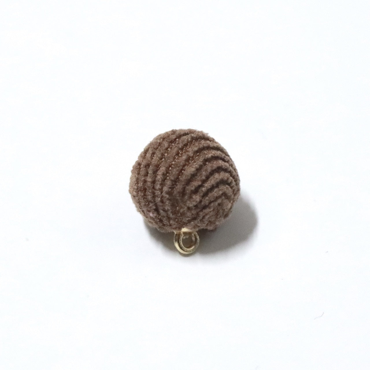 11.26NEW♥段階式割引あり♥【T101】コーデュロイビーズ（カン付き、16mm）