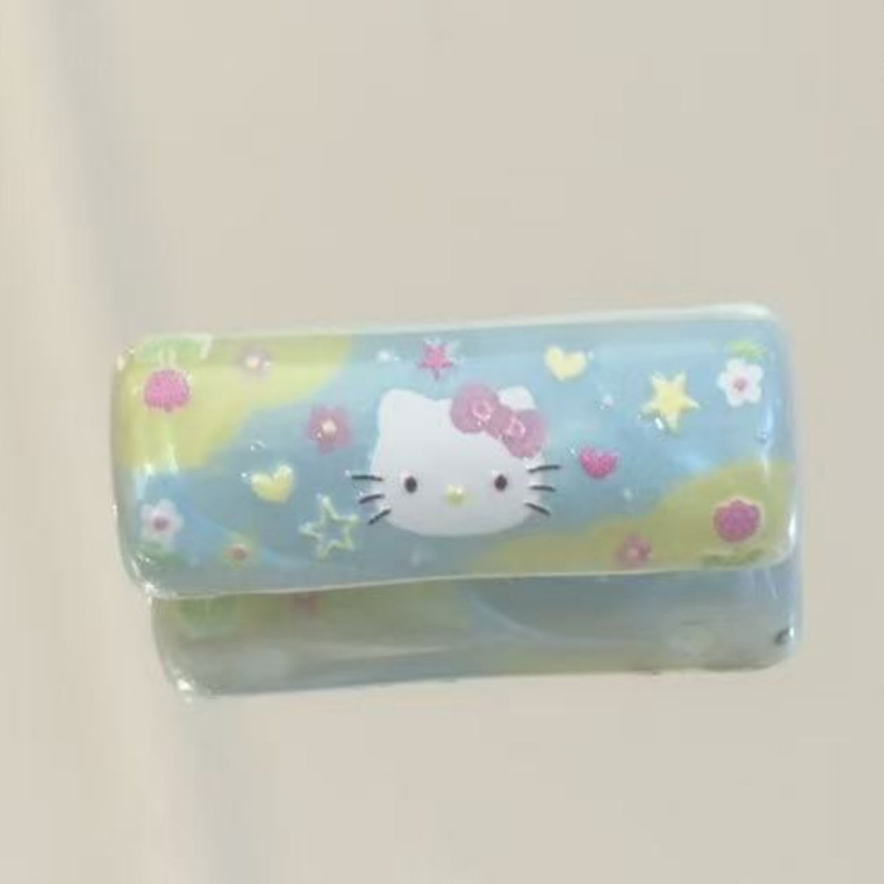 6.15NEW【P106】夢のつながり（浮き彫り四つ穴柱形パーツ、ストラップやキーホルダーなど用、アクリル製、約1×3.5cm）