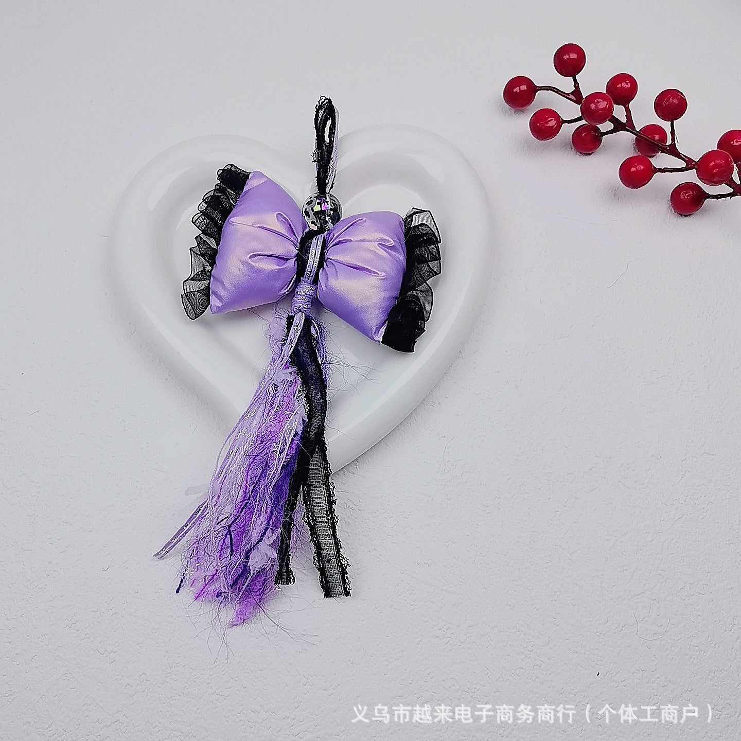 11.25NEW♥段階式割引あり♥【P086】ロマンチックレースリボン（ストラップ用）