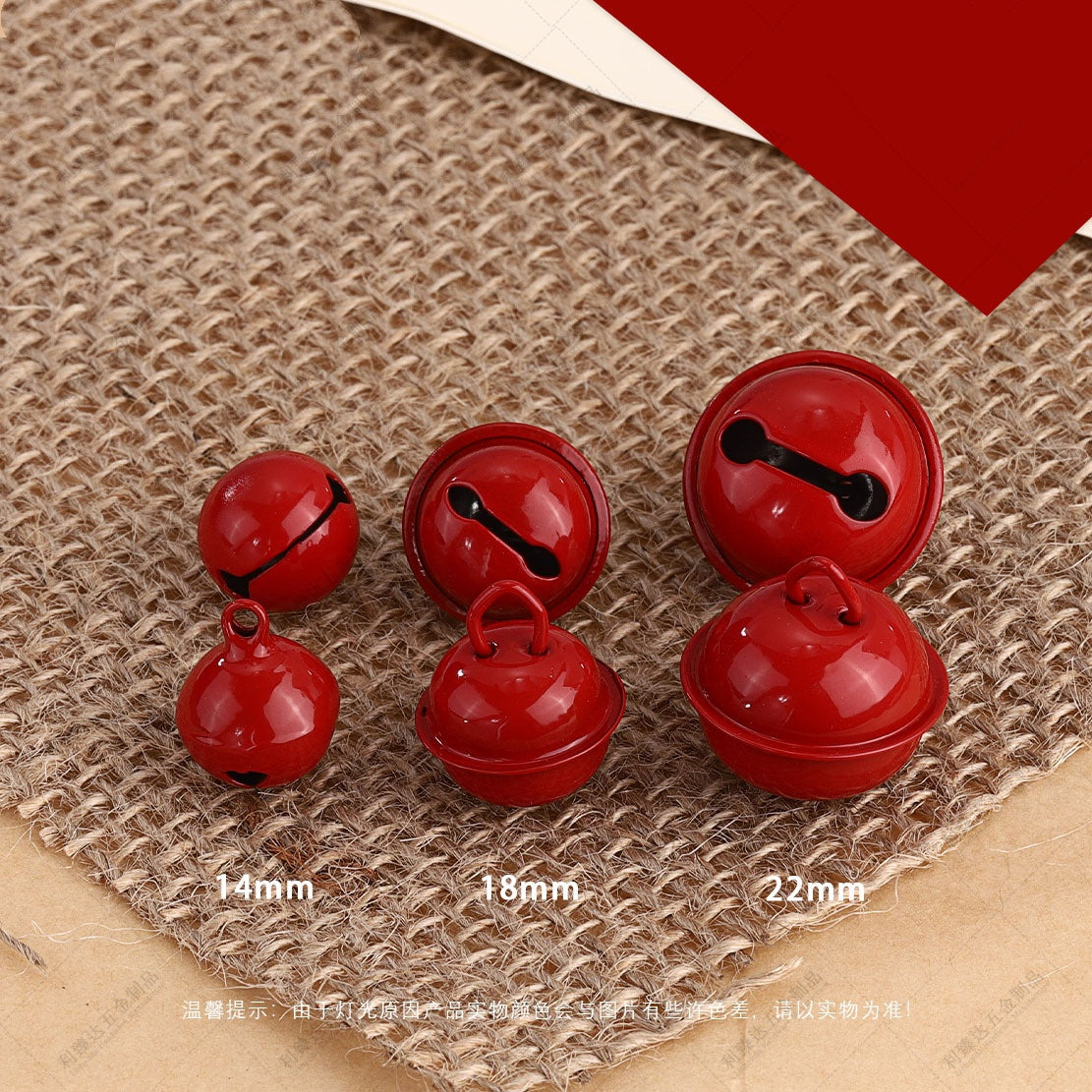 3.2再入荷♥段階式割引あり♥【T095】カン付き鈴（18mm）