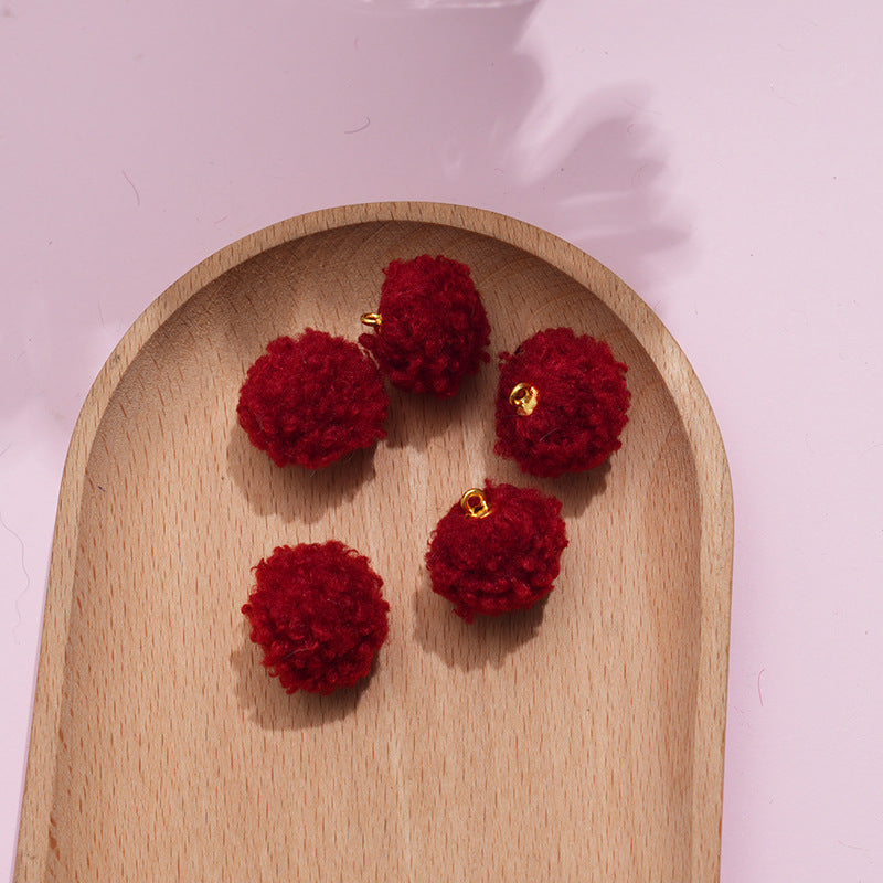 3.26NEW♥段階式割引有り♥【T141】萌え萌えひつじ(*´∀｀*)（カン付きポンポン、16ｍｍ）