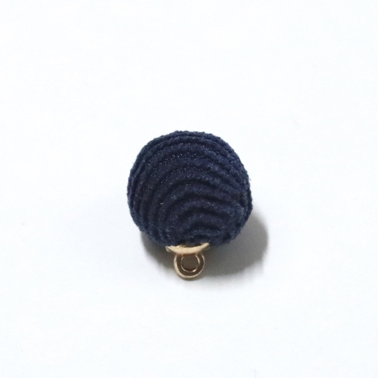 11.26NEW♥段階式割引あり♥【T101】コーデュロイビーズ（カン付き、16mm）