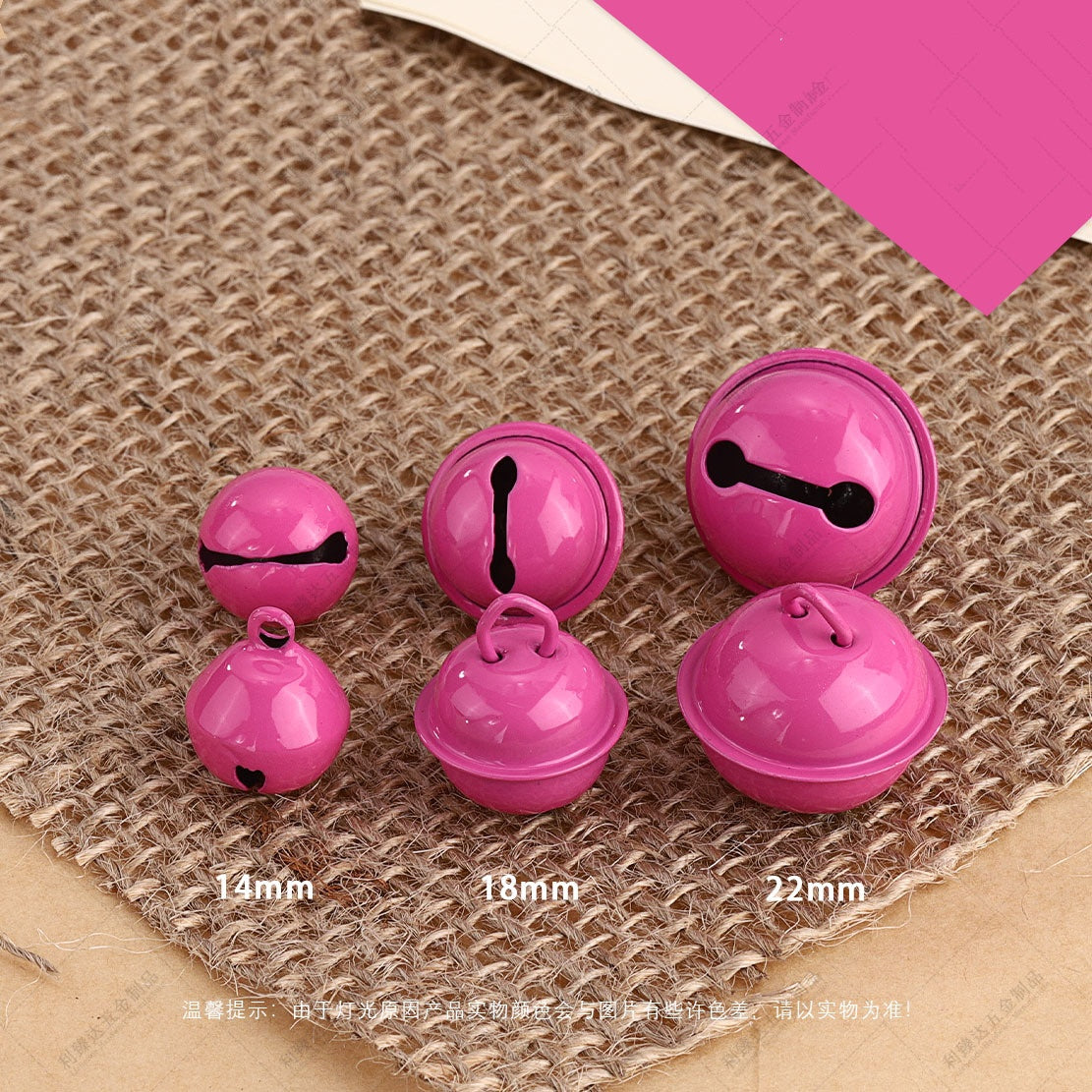 3.2再入荷♥段階式割引あり♥【T095】カン付き鈴（18mm）