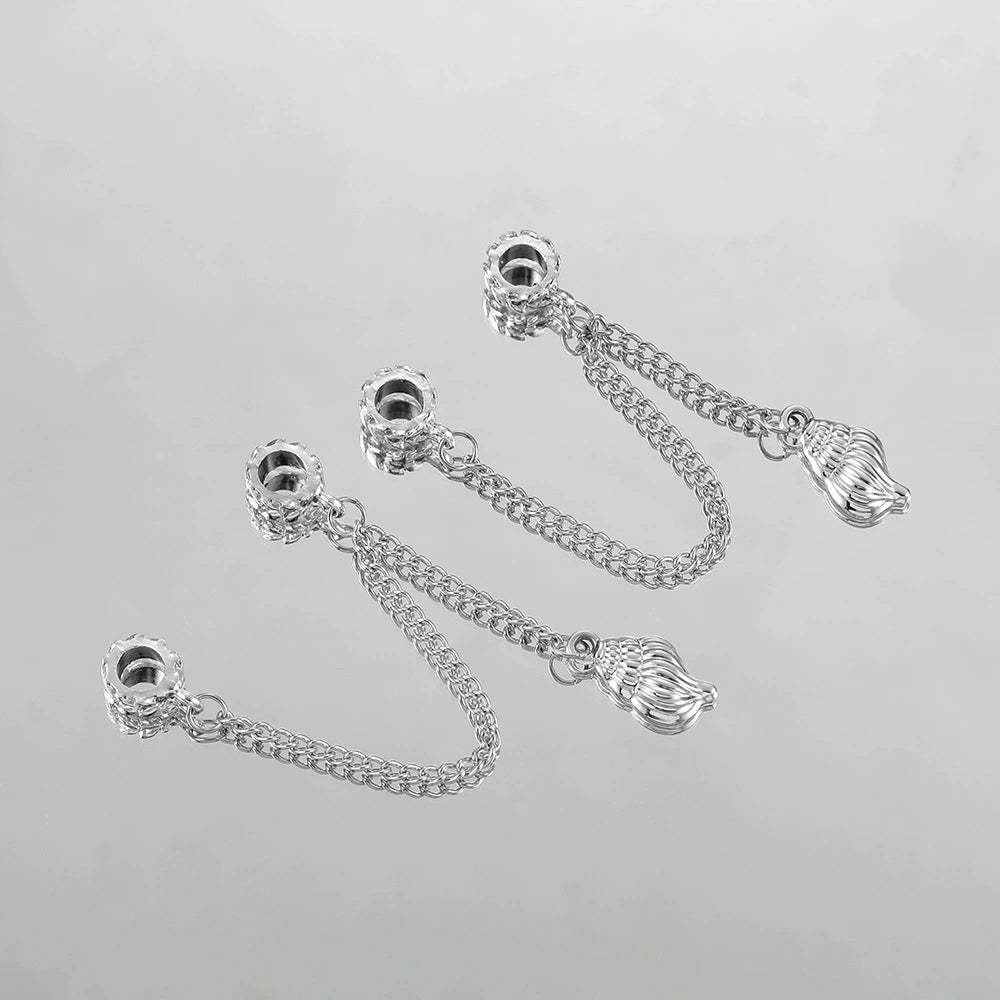 9.9再入荷と更新あり（段階式割引あり）【P066】チェーン付きロンデル・流蘇（ブレスレットやストラップなどのDIYパーツ）