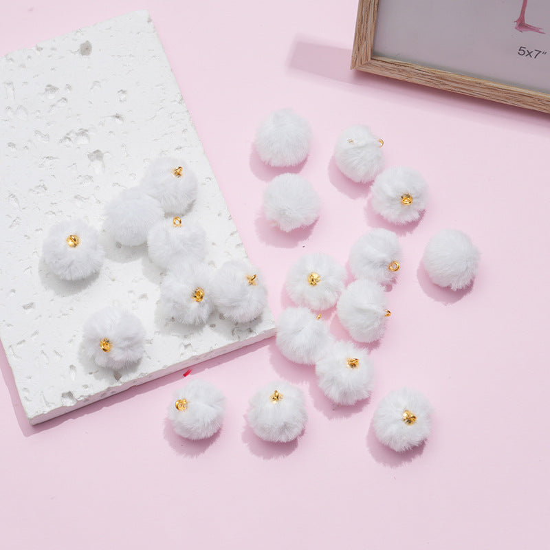 11.19再入荷と更新あり【T019】（段階式割引あり）もふもふビーズ（カン付き）