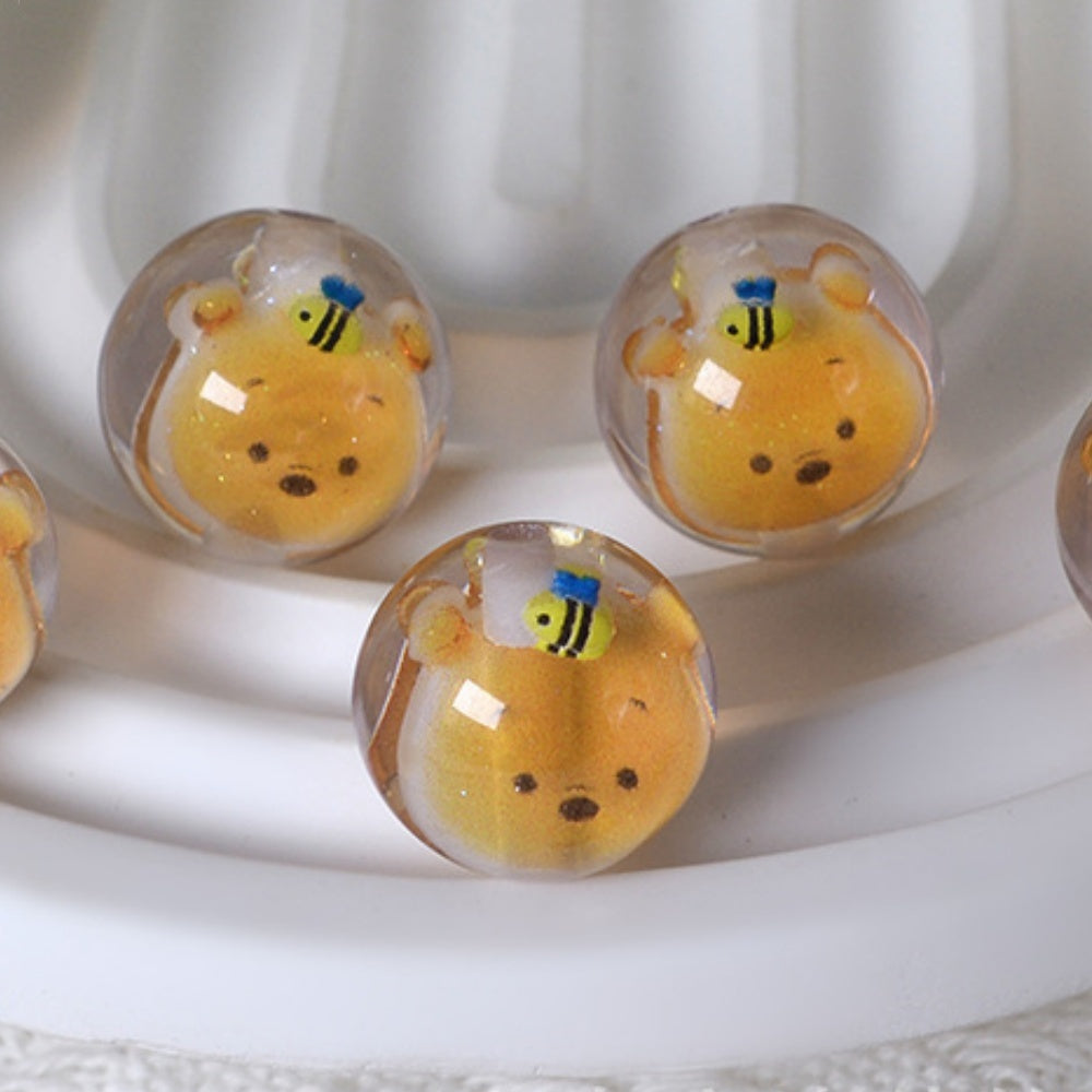 ♥人気♥段階式割引有り♥【T137】キャラ入りレジンビーズ（16ｍｍ）
