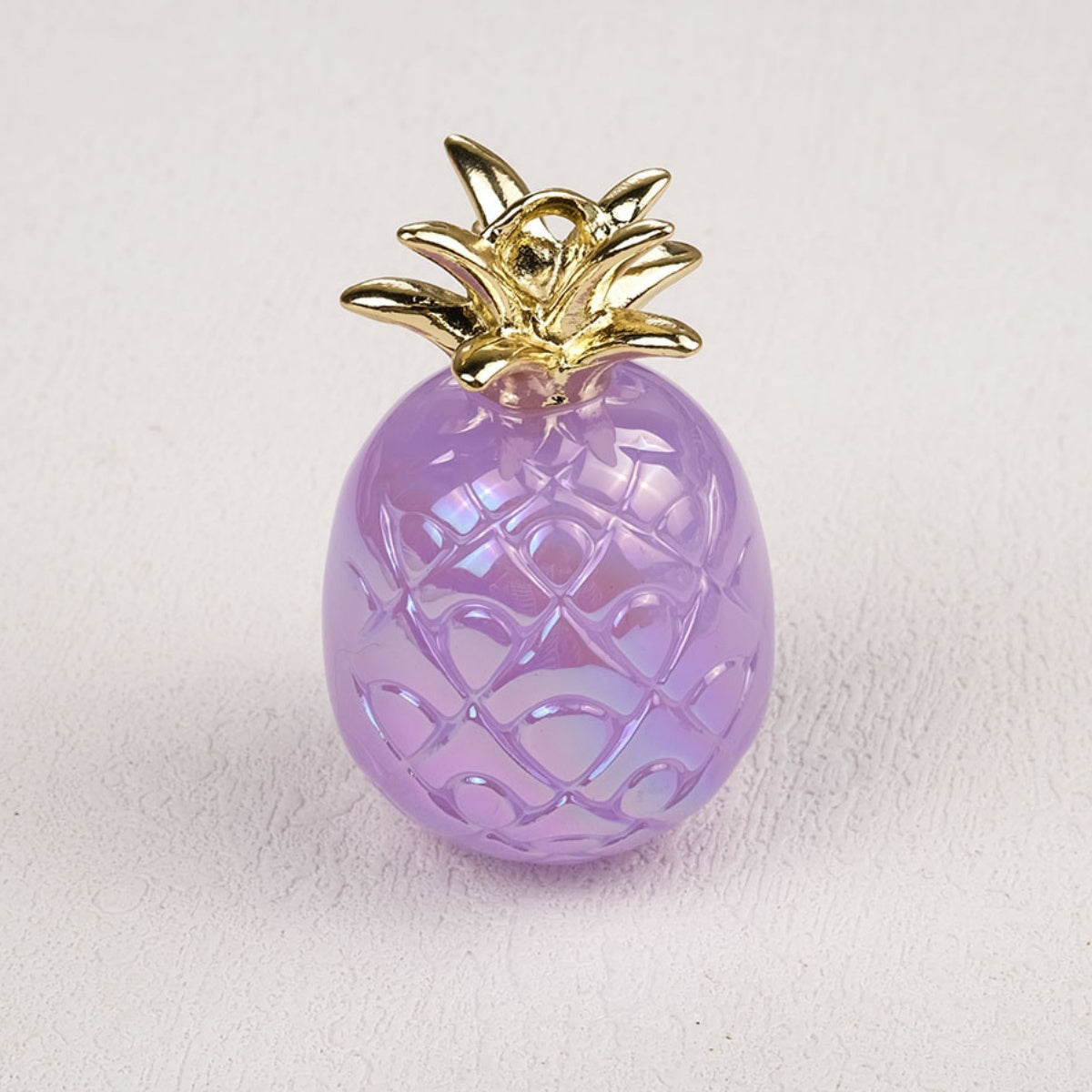 4.30NEW♥段階式割引有り♥【T166】パイナップル（カン付き、ストラップやリース用パーツ、4.6*3*3cｍ、重さ約27.5ｇ）