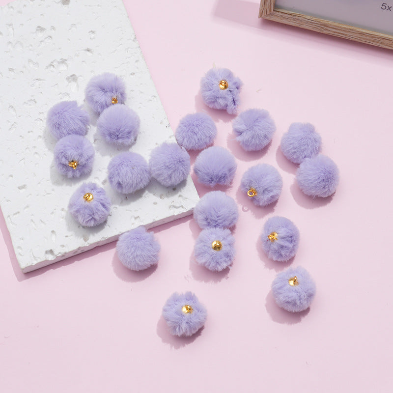 11.19再入荷と更新あり【T019】（段階式割引あり）もふもふビーズ（カン付き）