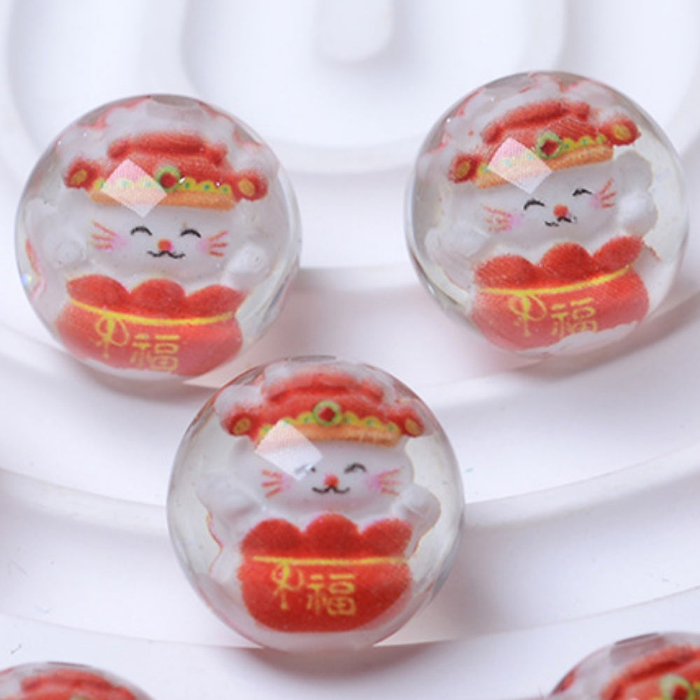 ♥人気♥段階式割引有り♥【T137】キャラ入りレジンビーズ（16ｍｍ）