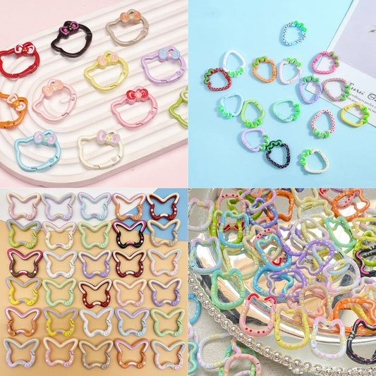 10.1更新【P075】合金手描きカラビナ集合
