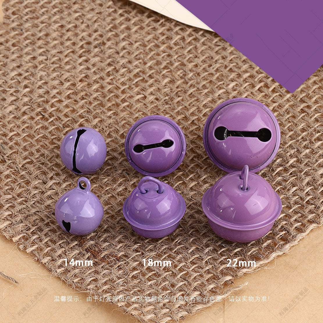 11.5NEW♥段階式割引あり♥【T095】カン付き鈴（18mm）