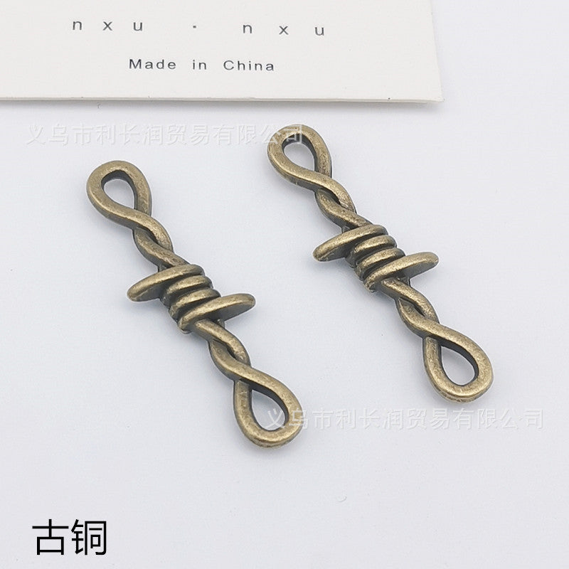 ♥人気♥3.3再入荷♥段階式割引♥【P087】8字吊りパーツ（ストラップやキーホルダー用）