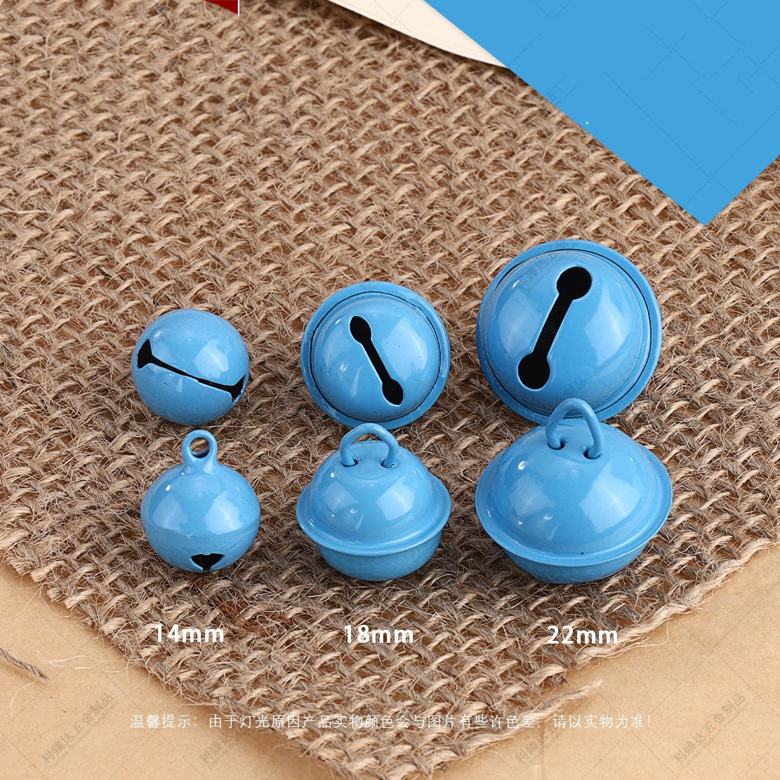 11.5NEW♥段階式割引あり♥【T095】カン付き鈴（18mm）