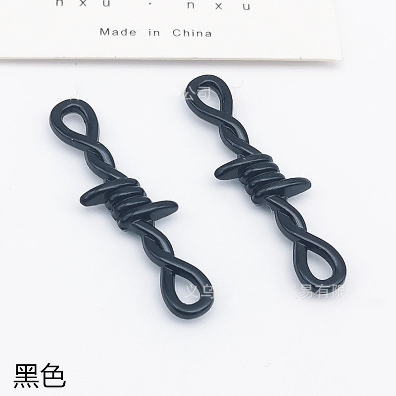♥人気♥3.3再入荷♥段階式割引♥【P087】8字吊りパーツ（ストラップやキーホルダー用）