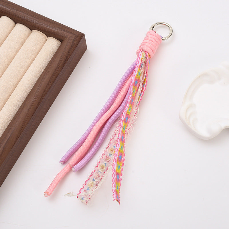 11.24再入荷と更新あり♥段階式割引あり♥【P081】レース紐パーツ（ストラップ用、凪厳選色、約22×3×2cm）