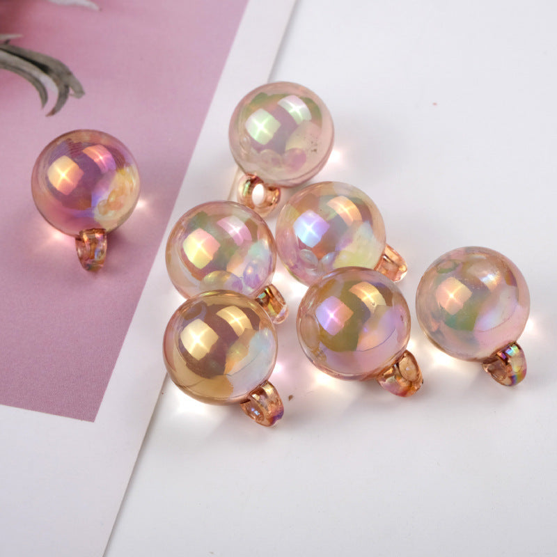 12.15NEW♥段階式割引♥【T103】ちゅるちゅるビーズ（カン付きビーズ、9色単品とMIX、16ｍｍ）