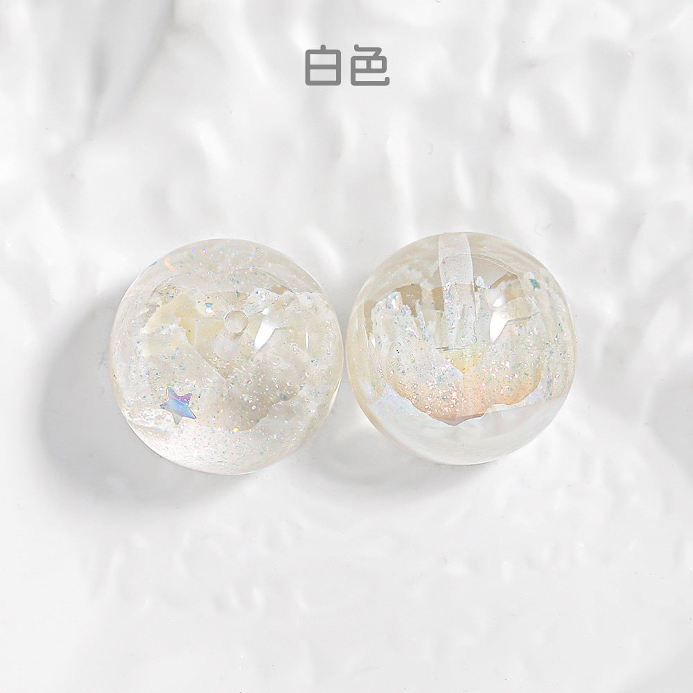5.20更新有り【T170】空の城（高級星空レジンビーズ、20ｍｍ、5色選択可能）