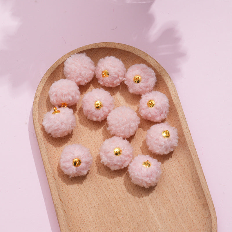 3.26NEW♥段階式割引有り♥【T141】萌え萌えひつじ(*´∀｀*)（カン付きポンポン、16ｍｍ）