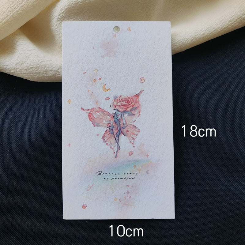 ♥人気♥4.28再入荷と新規有り♥段階式割引♥【Z003】ラッピング紙（10×18mm、吊り穴あり）