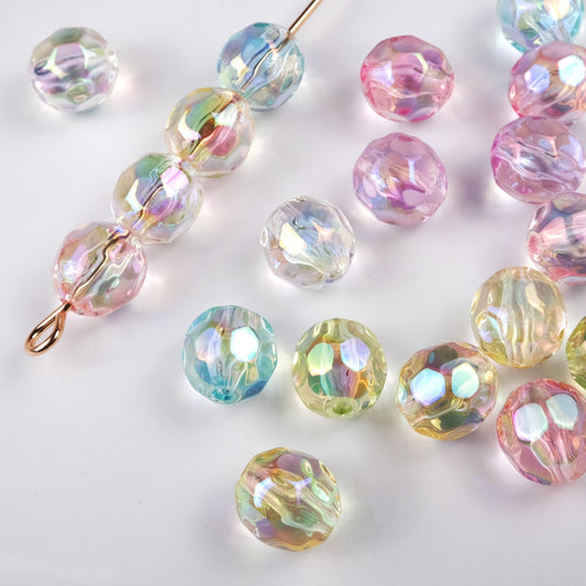♥人気♥9.9再入荷【T056】キラキラアクリルビーズ（直径約16*15.8 mm)