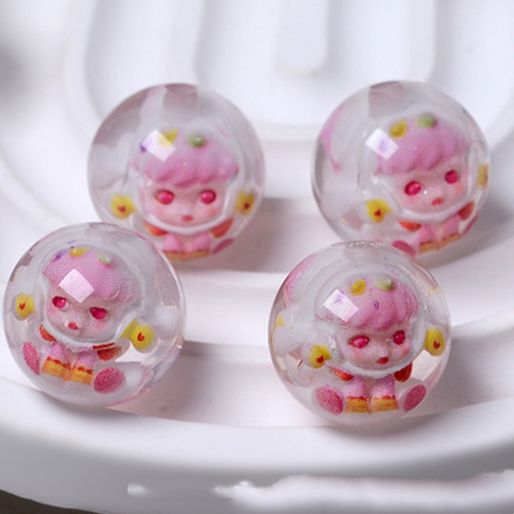 ♥人気♥段階式割引有り♥【T137】キャラ入りレジンビーズ（16ｍｍ）