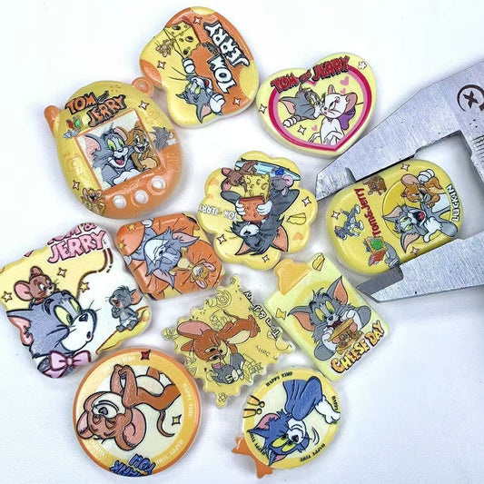 3.25再入荷♥【A400】トムアンドジェリー2（浮き彫りキャラビーズ12種類とアクリルビーズ3種類）