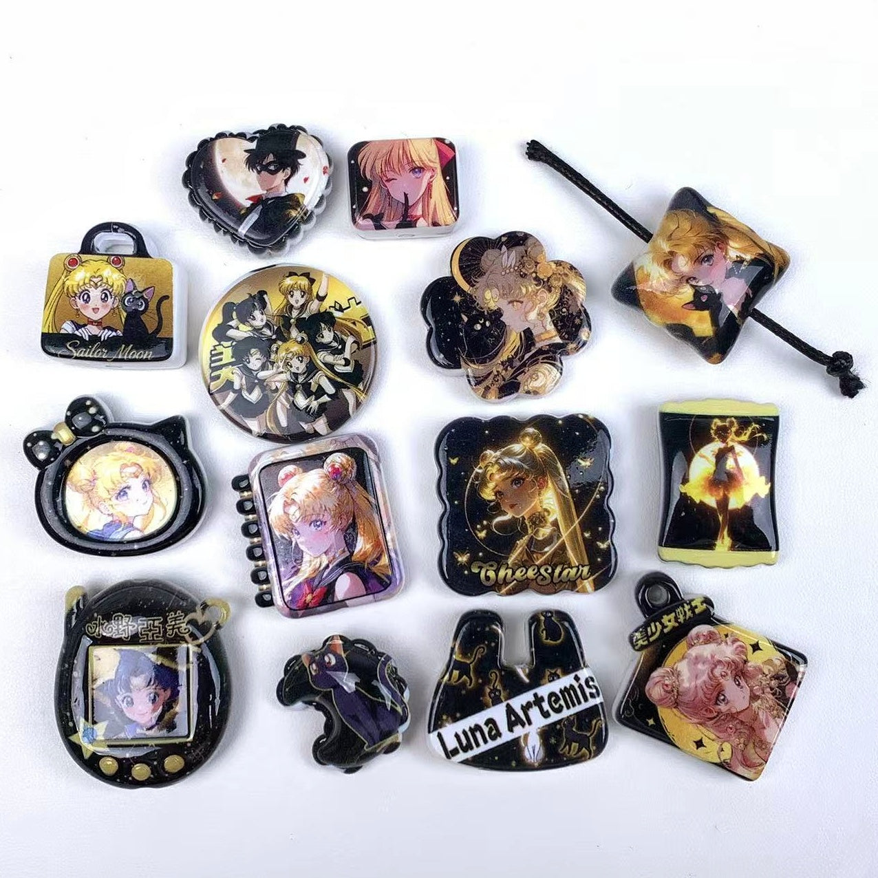 11.21NEW【A363】闇の光・セーラムーン（キャラビーズ15種類）