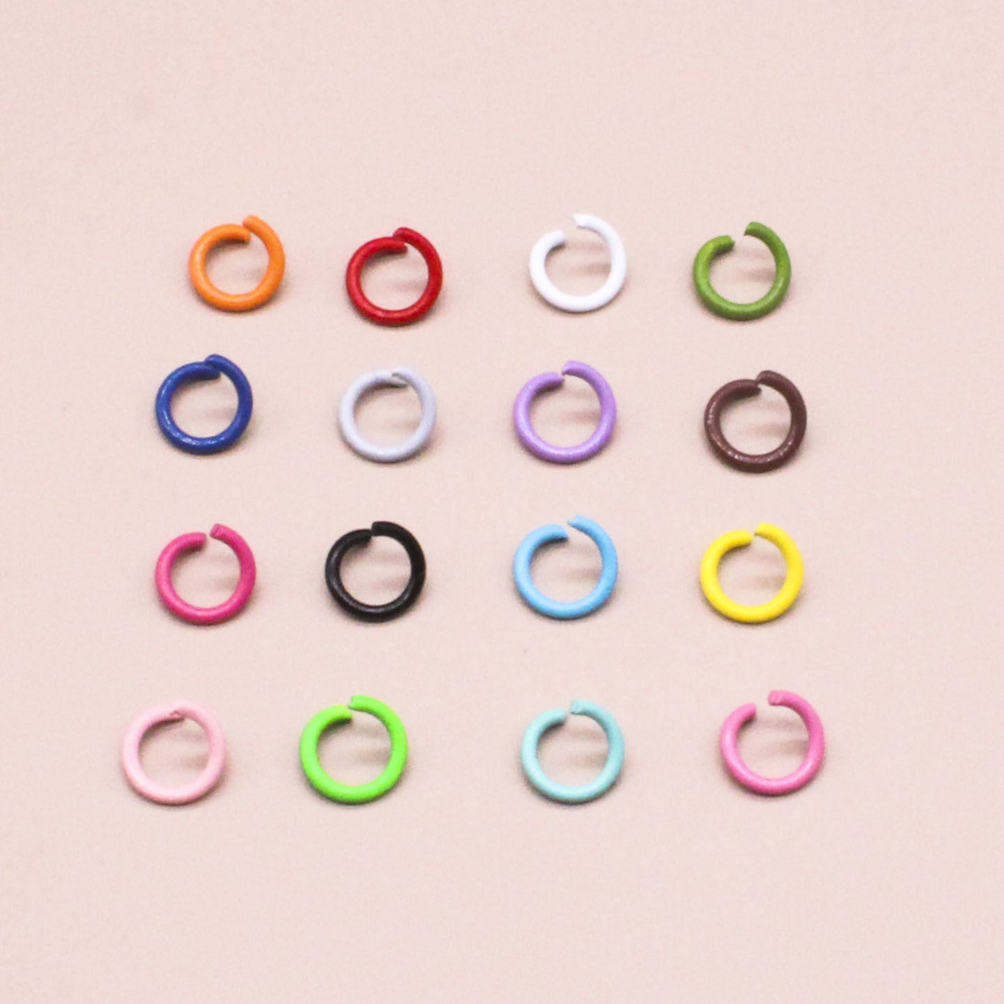 7.19NEW【P054】カラフルマルカン（約100PCS、1.2×8ｍｍ）