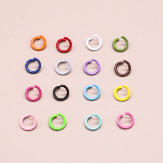 【P054】カラフルマルカン（約100PCS、1.2×8ｍｍ）