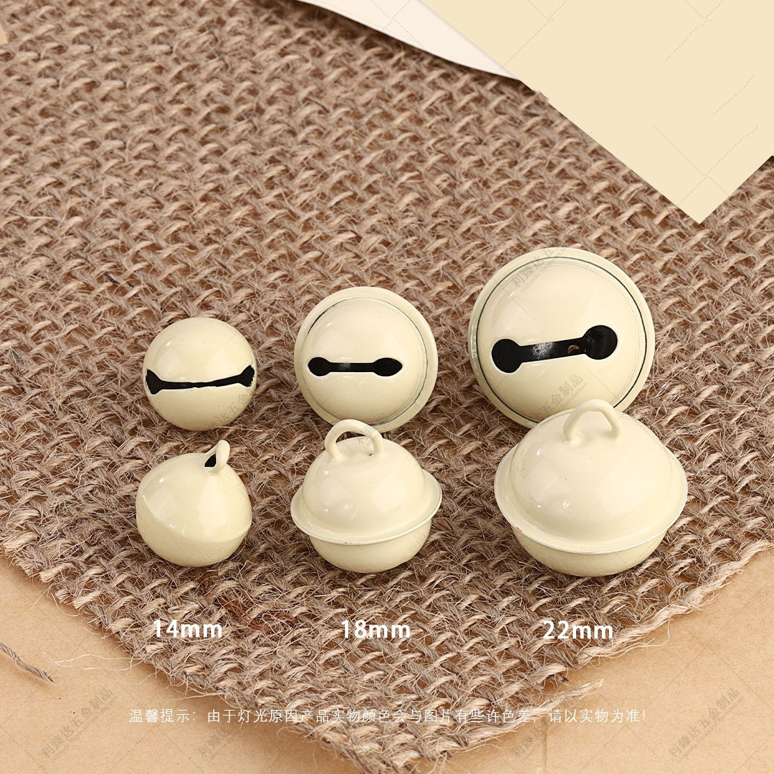 3.2再入荷♥段階式割引あり♥【T095】カン付き鈴（18mm）