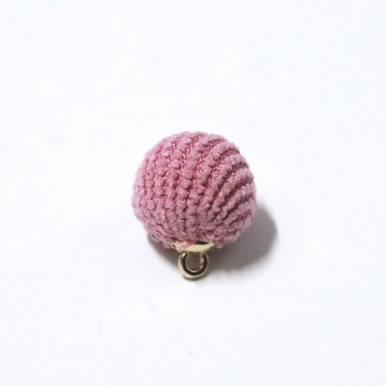 11.26NEW♥段階式割引あり♥【T101】コーデュロイビーズ（カン付き、16mm）