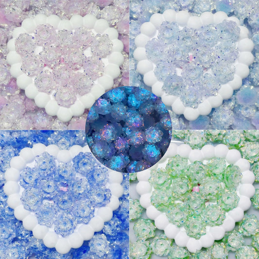 1.8NEW【T116】30ｍｍデカ夜光ソフトバラ（キラキラオパール加工）