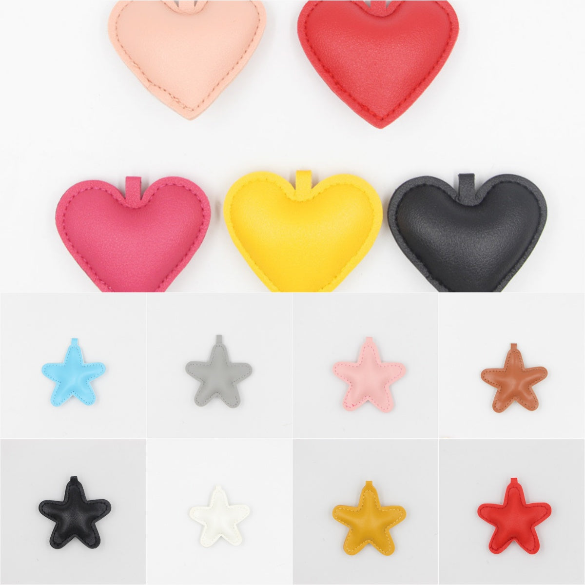 10.31NEW♥段階式割引あり♥【P078】PUカン付きパーツ集合（ストラップ用）